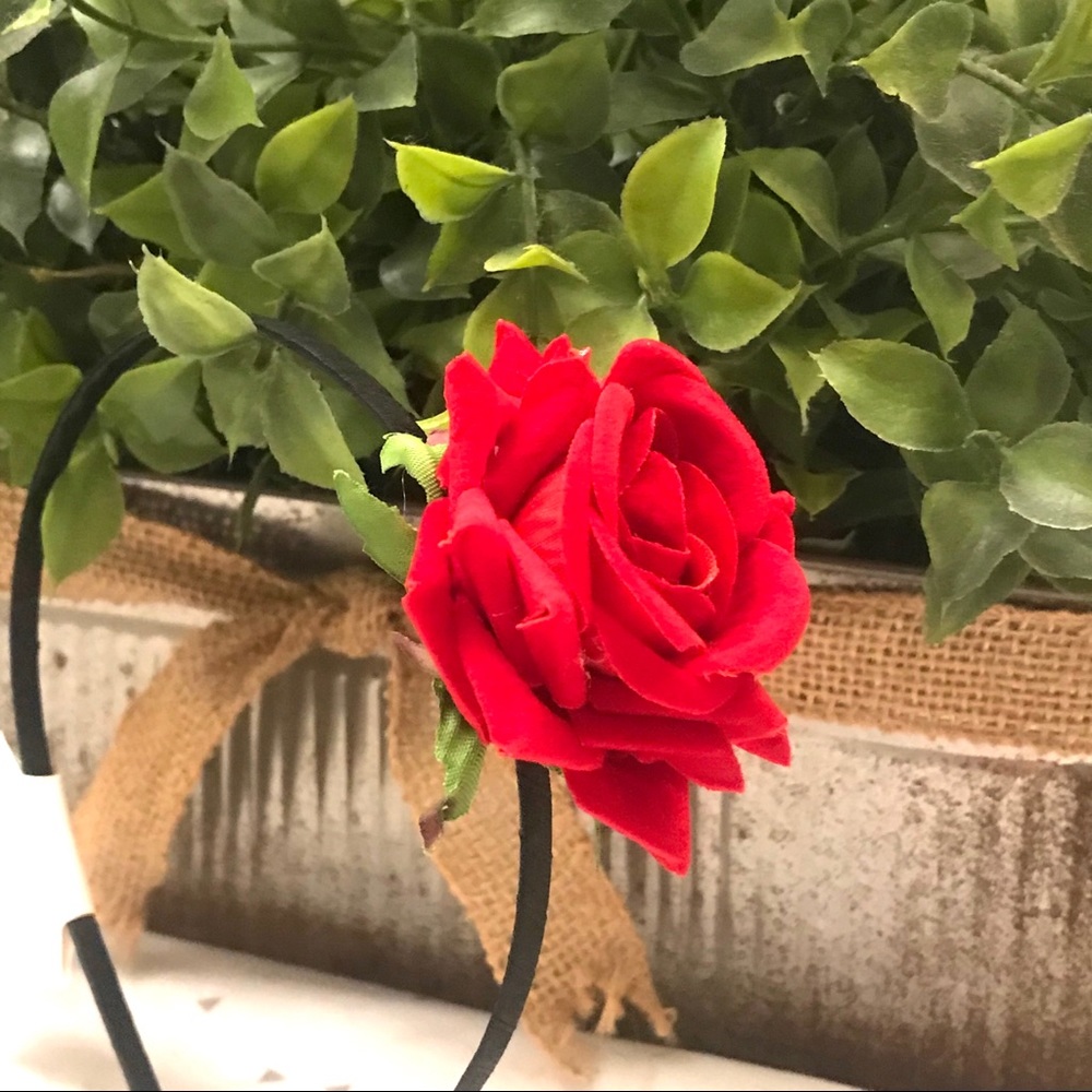 Rose headband